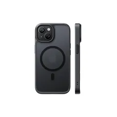 【新品】 TORRAS iPhone 15 用 ケース 【米軍進化耐久性・高精密 Magsafe対応】マグネット搭載 黄ばみなし 耐衝撃 指紋防止 傷防止 ワイヤレス対応 半透明 ストラップホール付き Guardian-Mag 黒 マットブラック 1
