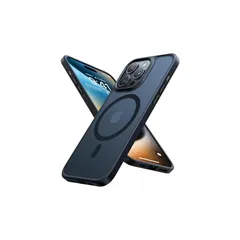 【新品】 【米軍規格・MagSafe対応】TORRAS iPhone 15 Pro Max 用 ケースマグネット搭載 米軍耐衝撃 半透明 指紋防止 ワイアレス充電 ストラップホール付き アイフォン15ProMax 用 カバー Guardian-Mag ブラ 1