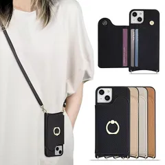 【新品】 3CCart 適用 iPhone 15Pro ケース 手帳 ショルダーストラップ かわいい 背面 カード収納 アイフォン15プロ スマホケース スマホリング スタンド カードホルダー 財布型 カバー おしゃれ 女性 あいふぉん15Pro 携帯 ケ 1