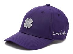 블랙 로버 여성 액세서리 모자 Black Clover Hollywood 34 Adjustable Hat Purple HatSilv 퍼플