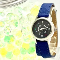 【美品/新品電池】STAR JEWELRY スタージュエリー レディース 腕時計 カラーストーン 純正ベルトのサムネイル