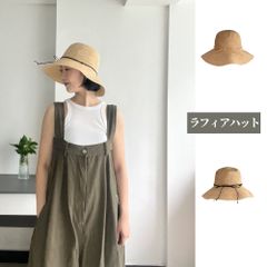 最終値下げ wicagrocery 麦わら帽子 少し大きめ59cm - メルカリ