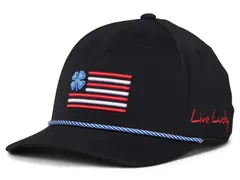ブラック クローバー メンズ アクセサリー 帽子 Black Clover Clover Nation 28 Adjustable Hat Black HatRedW ブラックのサムネイル