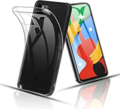 JACRON FOR Google Pixel 4a 4G 耐衝撃 ケース カバー ストラップホール クリア 指紋防止 軽量 薄型 衝撃吸収ポケット内蔵 TPU (TPU-AZ-1334, MJO-JAC-C529)のサムネイル