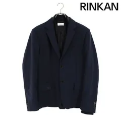 オフホワイト  OMEN079F23FAB002 リブ切替ブレザージャケット メンズ 48