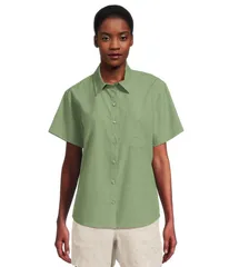 マーモット レディース トップス シャツ Marmot AirExchange Short Sleeve Shirt Agate Green グリーンのサムネイル