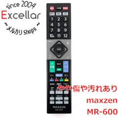 [bn:13] maxzen　テレビ用リモコン　MR-600のサムネイル