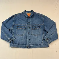 L) リーバイス 2nd オーバーサイズ デニム トラッカー ジャケット ブルー