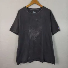 Champion チャンピオン Tシャツ ロゴ刺繍 チャコール XLサイズ メンズ 古着 ストリート スポーツMIX　アメカジ