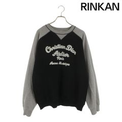 18SS★ディオール アトリエ アーチロゴ ゴールド 両面ロゴ スウェット L Christian Dior Atelier ロゴ刺繍 ラグラン スウェット - メルカリ