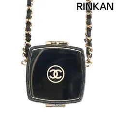 シャネル  マトラッセ ミラー付きチェーンショルダーポーチ レディース