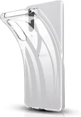 JACRON FOR AQUOS zero5G basic 耐衝撃 ケース DX SHG02 カバー ストラップホール クリア 指紋防止 軽量 薄型 衝撃吸収ポケット内蔵 TPU (TPU-AZ-1293,  MJO-JAC-C508)