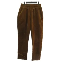 クックマン COOKMAN コーデュロイパンツ パンツ イージー ブラウン 茶 L ■GY