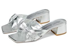 スチュアート ワイツマン レディース シューズ ヒール Stuart Weitzman Sofia 45 Slide Silver シルバー