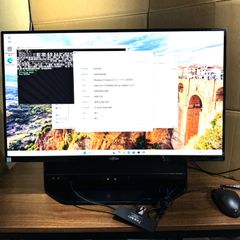 FUJITSU 27型 パソコン テレビ機能付き FH90/A3 - メルカリ
