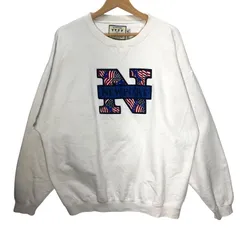 90's vintage 90年代 ヴィンテージ NEWPORT CONNECTION コットン スウェット トレーナー 長袖 XXLサイズ ホワイト