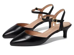 ロックポート レディース シューズ ヒール Rockport Total Motion Kalila TwoPiece Black Leather ブラック
