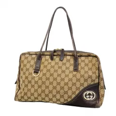 本物 グッチ GUCCI GGキャンバス ショルダーバッグ ハンドバッグ ボストンバッグ ベージュ ホワイト 169971 バッグ 中古 GUCCI（グッチ） GGキャンバス ミニボストンバッグ ハンドバッグ 000