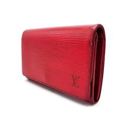 美品】ルイヴィトン エピ ポルトモネクレディ 長財布 カスティリアン