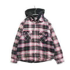美品】Supreme レア物 ストリート チェック柄シャツ フード付き - メルカリ