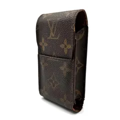 【良品】LOUIS VUITTON ルイヴィトン モノグラム PVC タバコケース 小物 ユニセックス 男女兼用 ブラウン 茶色 vintage ビンテージ