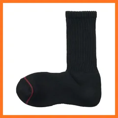 【新品】 無印良品 婦人 足なり直角 あったか綿 厚手靴下 (ウール入り・無地) レディース DAJ80A5A 黒 23～25cm 1