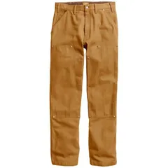 ディッキーズ メンズ ボトムス カジュアルパンツ パンツ Dickies Double Front Duck Canvas Utility Pants Mens Stonewashed Brown Duck ブラウン