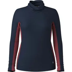 スマートウール レディース トップス シャツ モックネック Smartwool Classic Thermal Merino Mock Neck Top Womens Deep Navy ネイビー