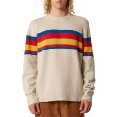 ティーシーエスエス メンズ アウター ニット・セーター The Critical Slide Society Horizon Crew Knit Mens Ecru エクリュのサムネイル