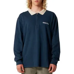 ティーシーエスエス メンズ アウター パーカー・スウェット The Critical Slide Society Sun Cured 14 Zip Rugby Mens Navy ネイビーのサムネイル