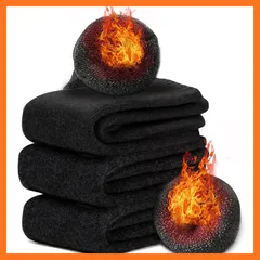 【新品】 [APIKIE] 靴下 レディース 冬 北海道で履いても暖かい・極厚雲感裏パイル・毛玉がでにくい・ウール30％以上 ウールソックス 防菌防臭 防寒保温 蒸れず 耐久性 伸縮性 カジュアルソックス 男女兼用 ソックス厚手 スキー 室内 アウトドア  1