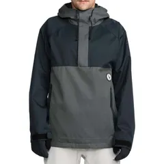ボルコム メンズ アウター ジャケット・ブルゾン ジャケット Volcom Hossegor 20K Pullover Jacket Mens Black ブラック