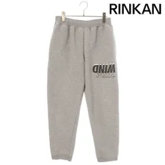 ゴッドセレクショントリプルエックス ×ウィンダンシー WIND AND SEA ロゴプリントスウェットスウェットパンツ メンズ M