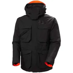 ヘリーハンセン メンズ アウター ジャケット・ブルゾン ジャケット Helly Hansen ULLR D Heritage Long Jacket Mens Black ブラック