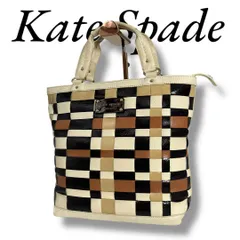 美品　Kate Spade　238　ハンドバッグ　チェック柄　マルチカラー