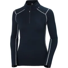 ヘリーハンセン レディース トップス シャツ Helly Hansen Lifa Merino Midweight 12 Zip Baselayer Top Womens Navy ネイビーのサムネイル