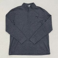 2XL プーマ コットン ブレンド モクネック ハーフジップ 0316-2