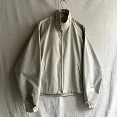 80s USA vintage スイングトップ /42 ポリ コットン ベージュ ジャケット ビンテージO5-10052-9264