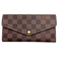 ルイ・ヴィトン LOUIS VUITTON ポルトフォイユ・サラ N63209  ダミエ PVC レディース 長財布
