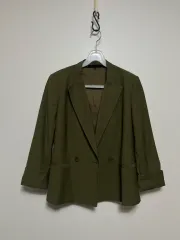 Theory セオリー カーキ色 ダブルブレスト ジャケット 0サイズ