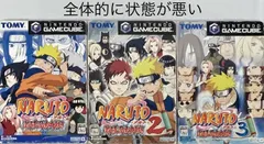 ゲームキューブソフト　ナルト激闘忍者大戦!1、2、3 セット　まとめ売り