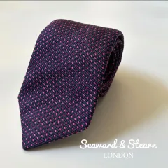 Seaward&stearn / シルク　ジャカード  ネクタイのサムネイル