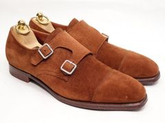 美品】TLB Mallorca ポロブラウンスエード シングルモンクUK8.5 - メルカリ