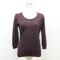 ヘルノ HERNO 長袖セーター カシミヤ えんじ色 中古  新品同様のサムネイル