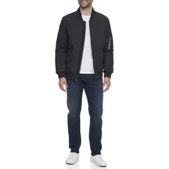 カルバンクライン メンズ アウター コート ジャケット Calvin Klein Mens Flight Jacket Ultra Black ブラック