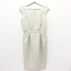 レストローズ LEST ROSE  ノースリーブ ワンピース  アイボリー M相当【中古】