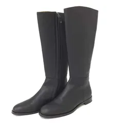 フェラガモ Salvatore Ferragamo  レザー ロングブーツ ブラック サイズ5 1/2  23cm相当【中古】【美品】