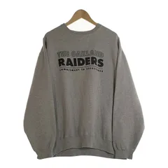 90's NIKE ナイキ THE OAKLAND RAIDERS オークランドレイダース NFL COMM IT MENT TO EXCELLENCE クルーネック スウェット グレー USA製 Size XL