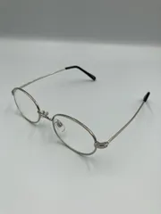 no eyedia メガネ シルバー オーバル
