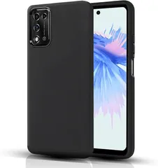 JACRON ZTE Libero 5G iiiケース マットブラック携帯便利 ストラップホール付きZTE iii対応 カバー 超薄型 軽量 擦り傷防止 落下防止 滑り止め TPUケース (TPU-AZ-1385, MJO-JAC-C381)のサムネイル